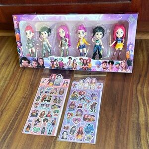K-Pop Demon Hunter Action Figures Set + stickers